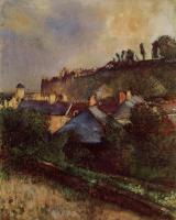 Degas, Edgar - Houses at the Foot of a Cliff at Saint Valery sur Somme